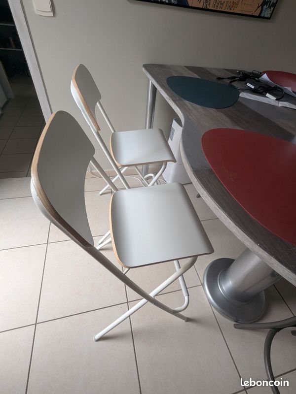Lot 2 chaise bar Ikea Franklin (image 1)