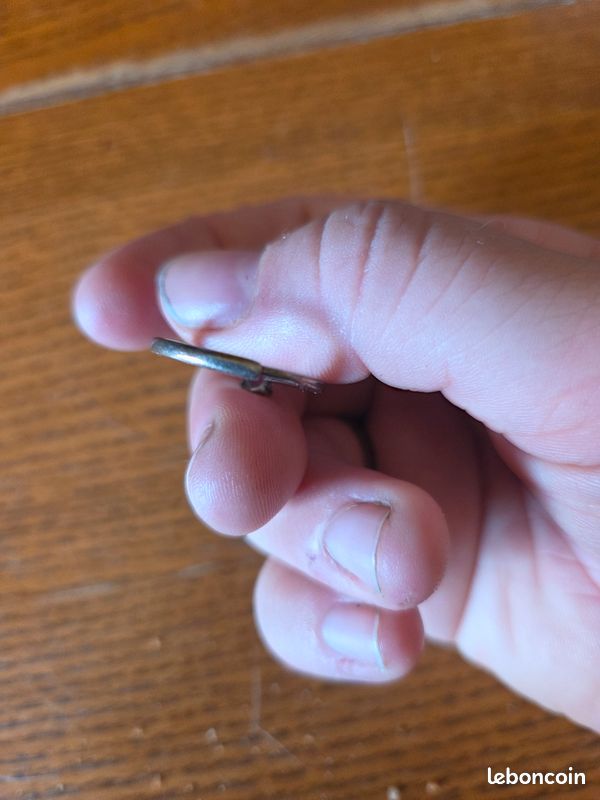 Bague 💍 avec une pierre minérale améthyste (image 4)