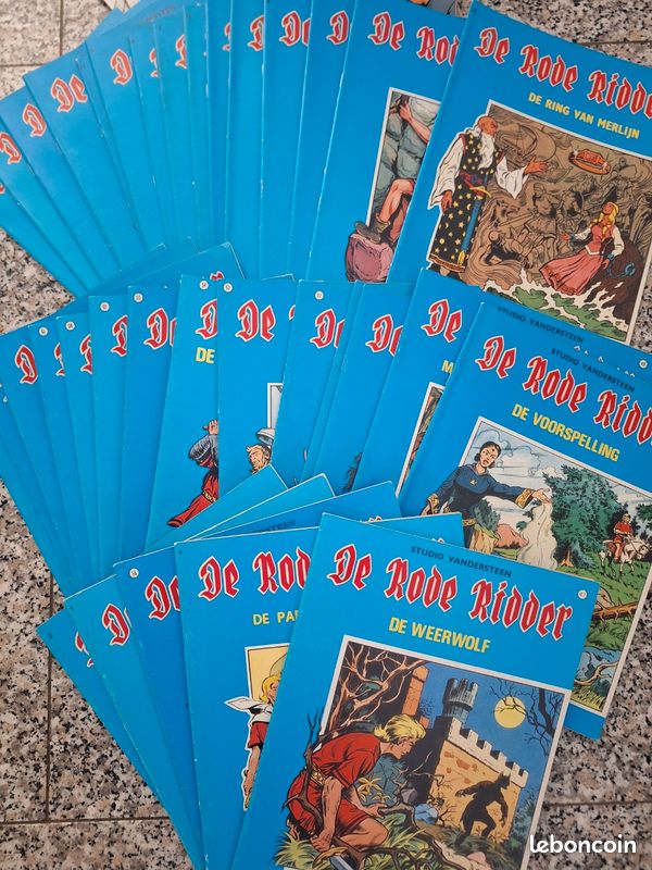 Lot bandes dessinées De Rode Ridder (image 2)