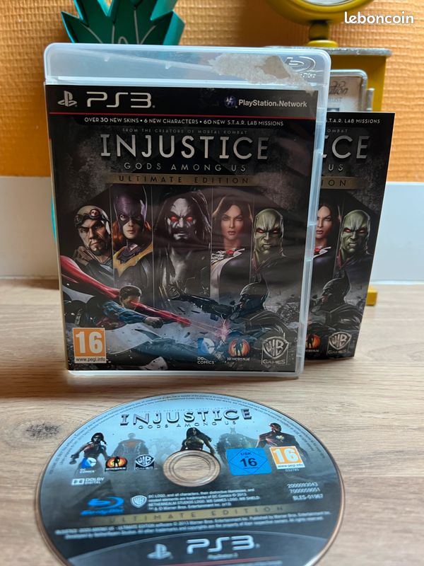Jeu Injustice Sur PS3 - Version Française - Complet - Bon état - Fonctionnel