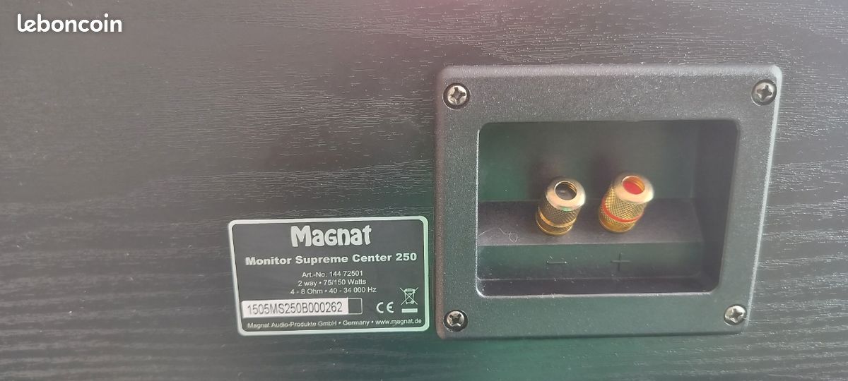 Enceintes magnat monitor suprême Photo, audio vidéo - Main Image