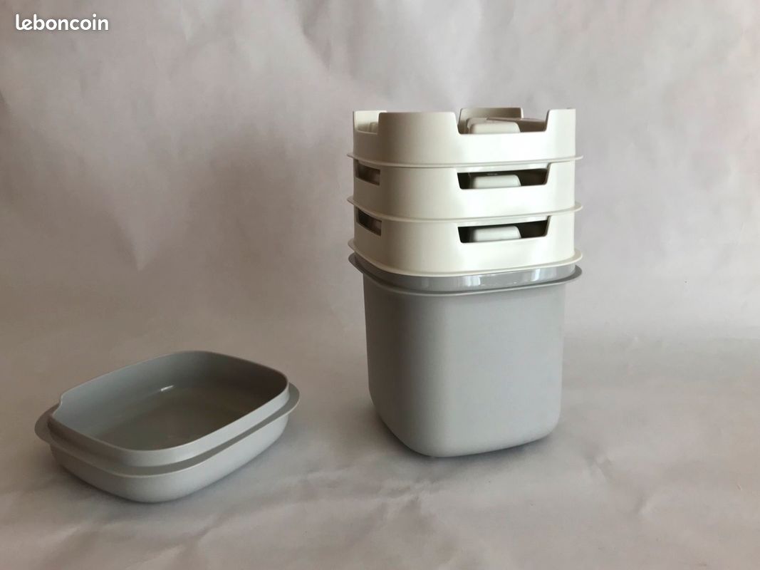 Neuf- Ensemble complet bac à glaçons + seau à glaçons + couvercle, Tupperware (image 7)