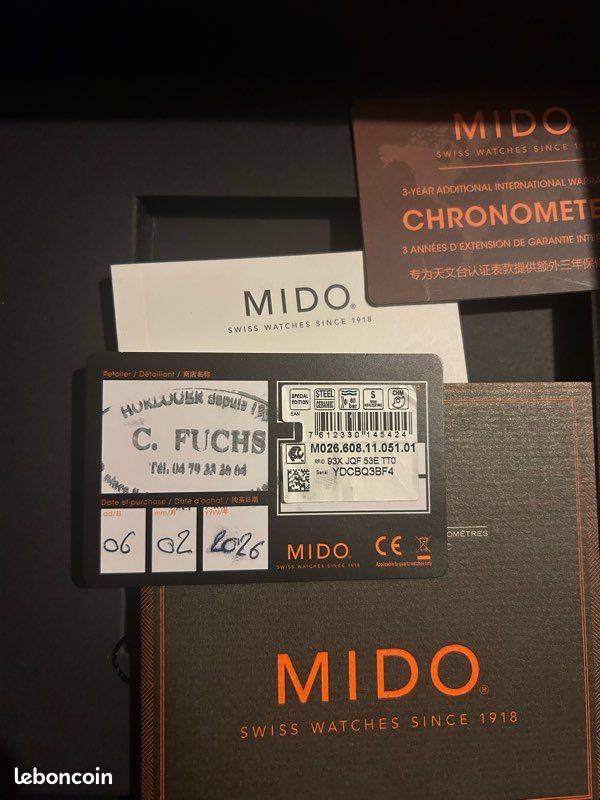 Montre mido océan star 600 comme neuve (image 6)