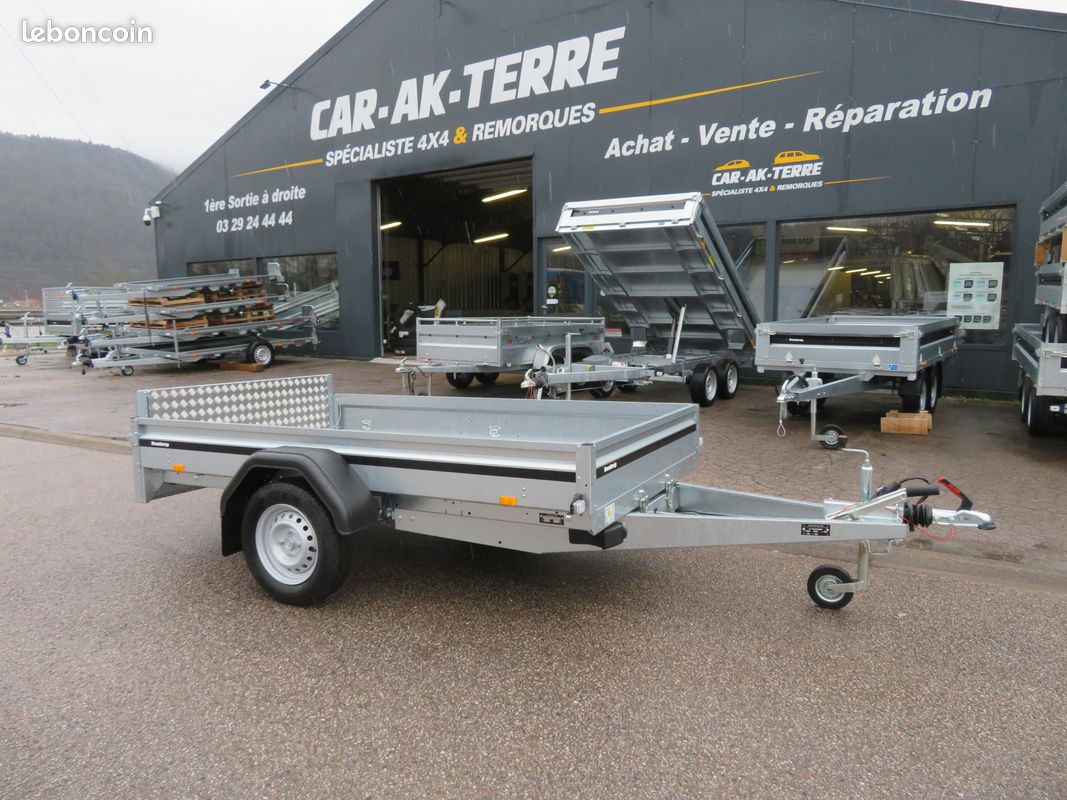 Remorque basculante BRENDERUP 1300 kg 258x153 - Moto Quad SSV (image 1)