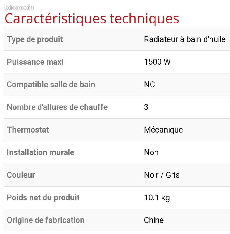 Radiateur à bain d'huile Delonghi (image 2)