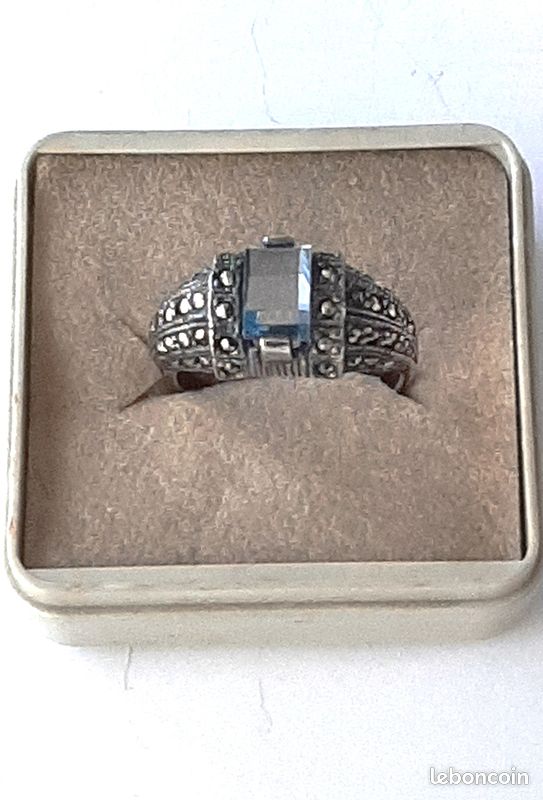 Bague Femme Argent Massif 925 T56 - Motif Dentelle Filigrane