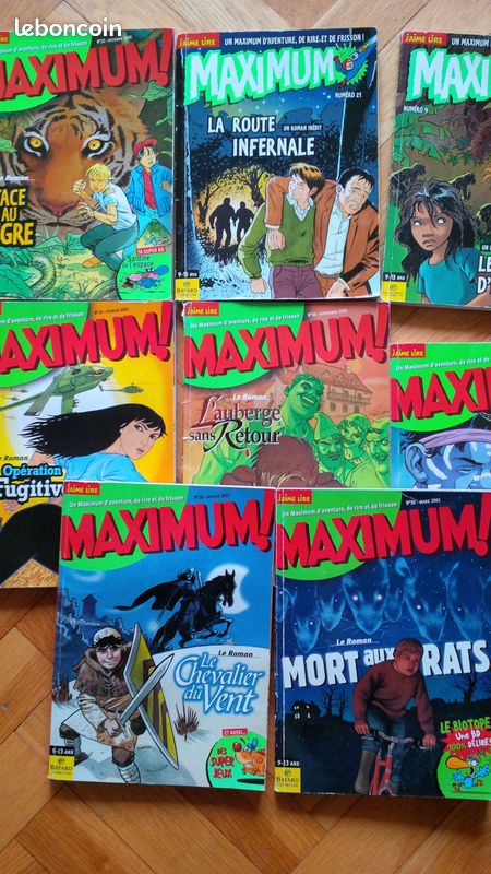 Magazines enfants/Ados : Wapiti, Sciences & Vie Jr - Maximum.. (image 3)