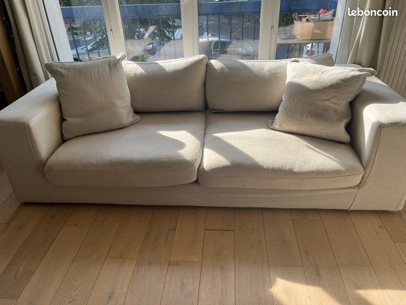 Canapé beige (image 2)