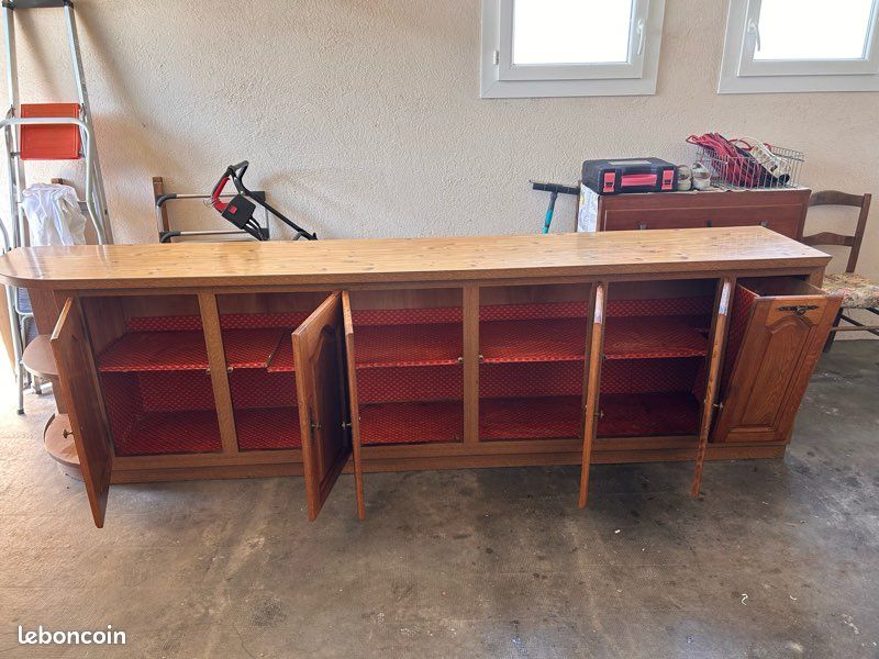 Buffet / meubles en bois – fabrication artisanale – 3 éléments (image 13)