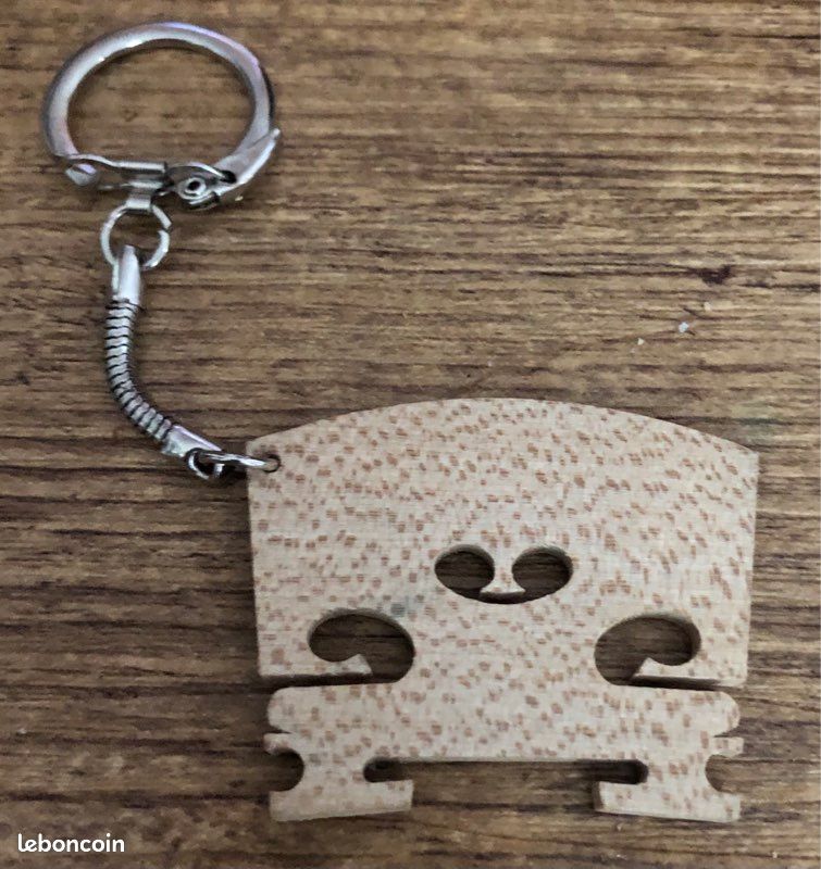 Porte-clés chevalet de violon Aubert à Mirecourt (image 2)