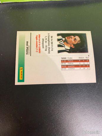 Roberto Baggio Cartes à collectionner Catalogue