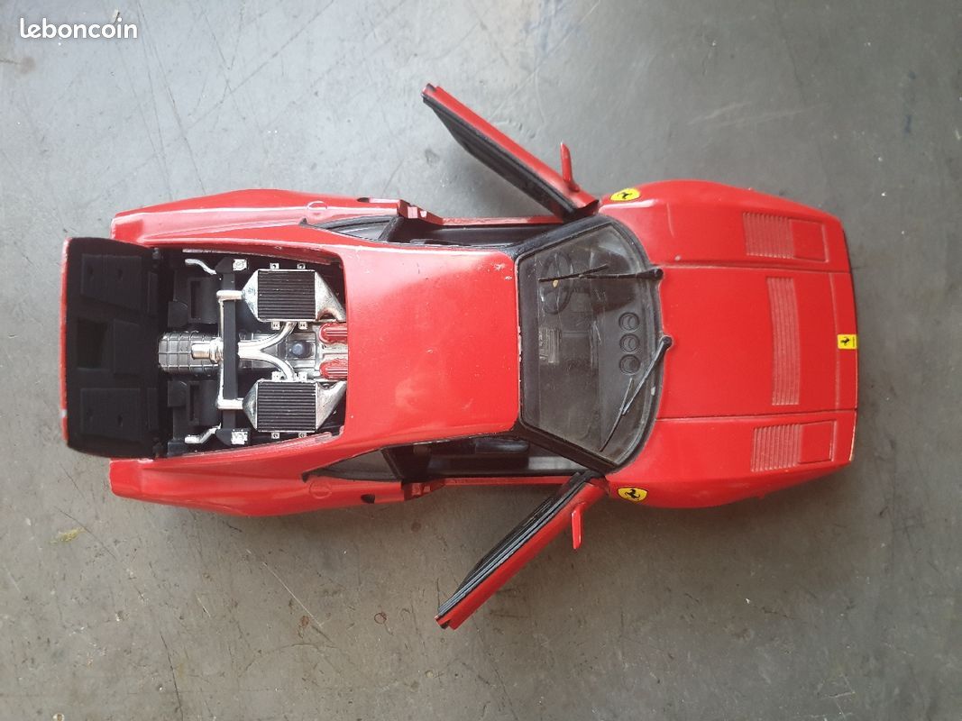 Modèle Réduit Ferrari GTO AU Au 1/16 Par Polistil - Occasion - Collection Voitures Miniatures
