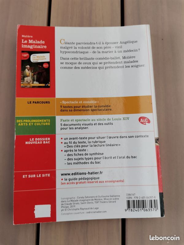 Le Malade imaginaire Classiques&Cie Lycée Etat Neuf (image 2)