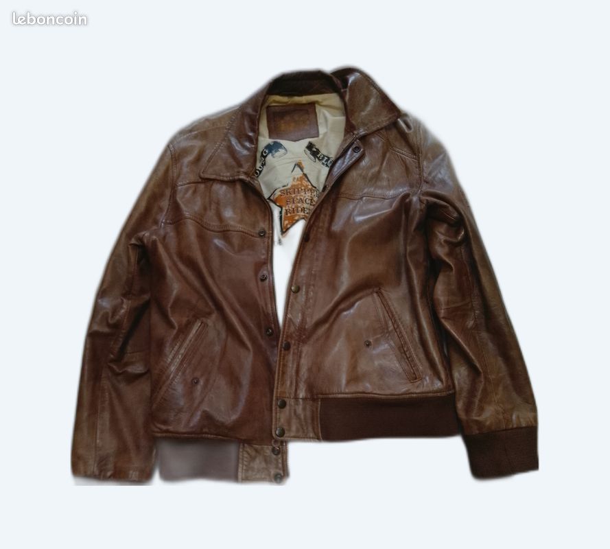 Blouson en cuir (image 1)