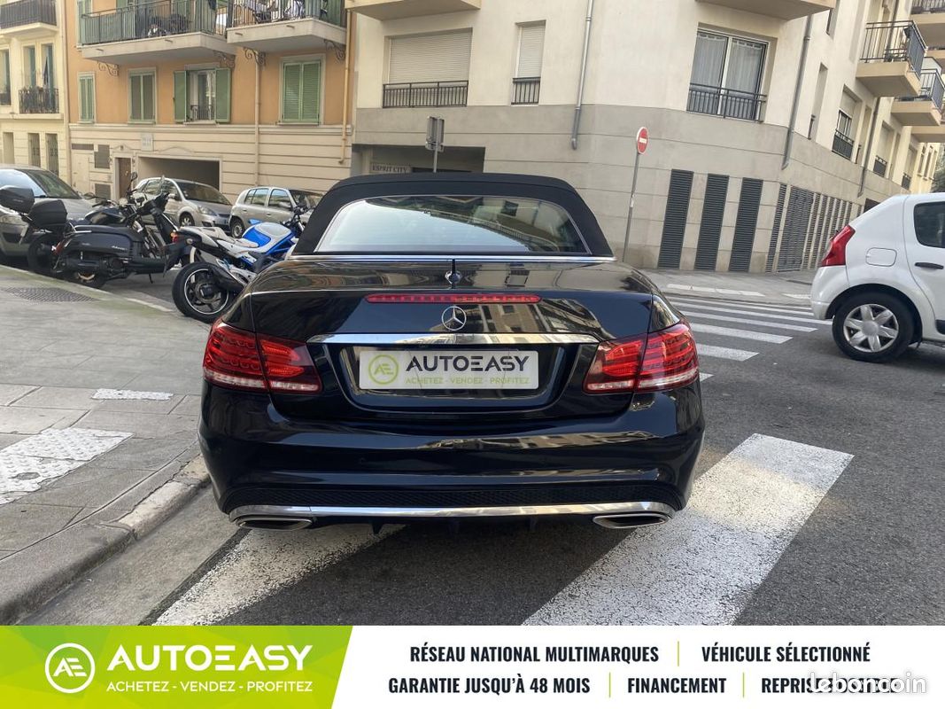 Mercedes CLASSE E CABRIOLET 220 D 2.1 CDi 16V 9G-TRONIC BlueTEC 170 CH (image 4)