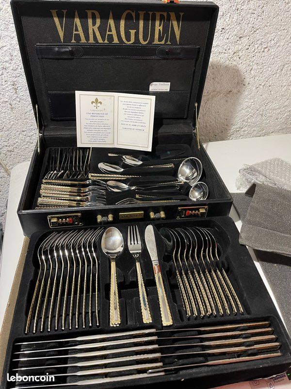 Nombre D'Articles 84 Objet Ménagère De Luxe Matériau Inox 18/10 Doré Or 23/24 Carats | Rakuten