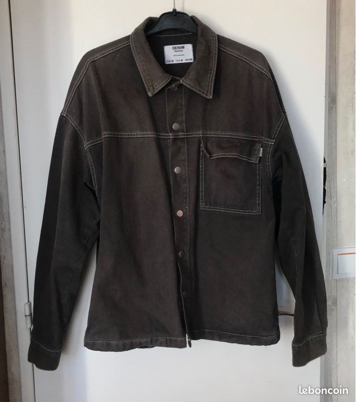 Veste Surchemise Jean Homme Bershka Vêtements