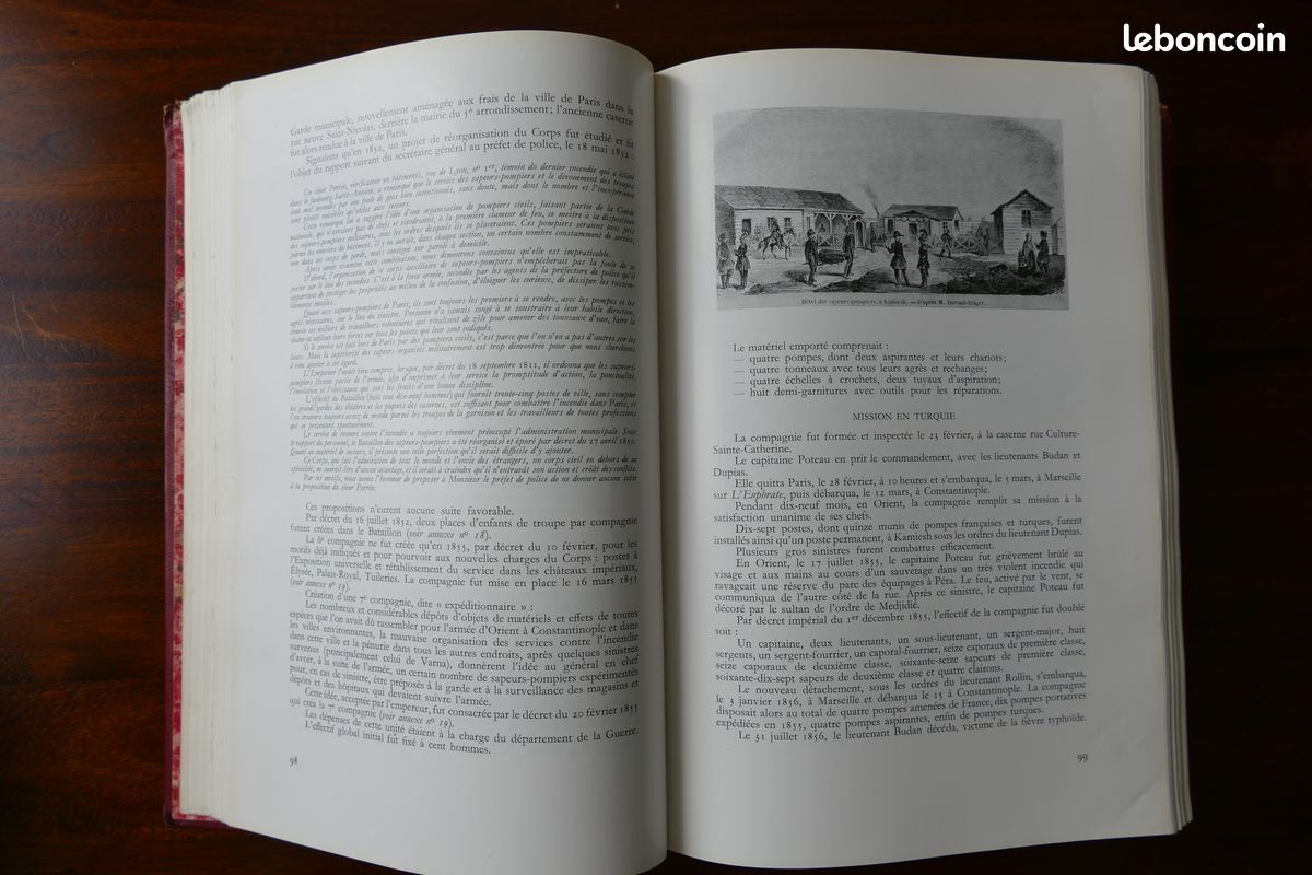 Livre POMPIERS DE PARIS Chef de bataillon Arnaud (image 5)