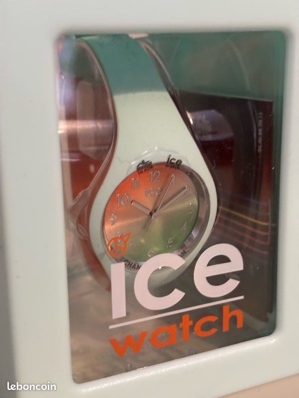 Ice watch duo chic aqua coral Montres Bijoux