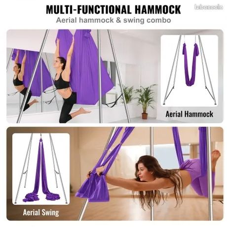 Hamac Balançoire Aérien Pour Yoga Et Fitness Gym1 - Neuf, Idéal Pour Les Entraînements à La Maison