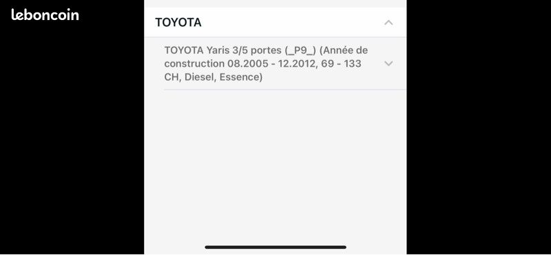 Rétro Toyota yaris 2005-2012 (image 3)
