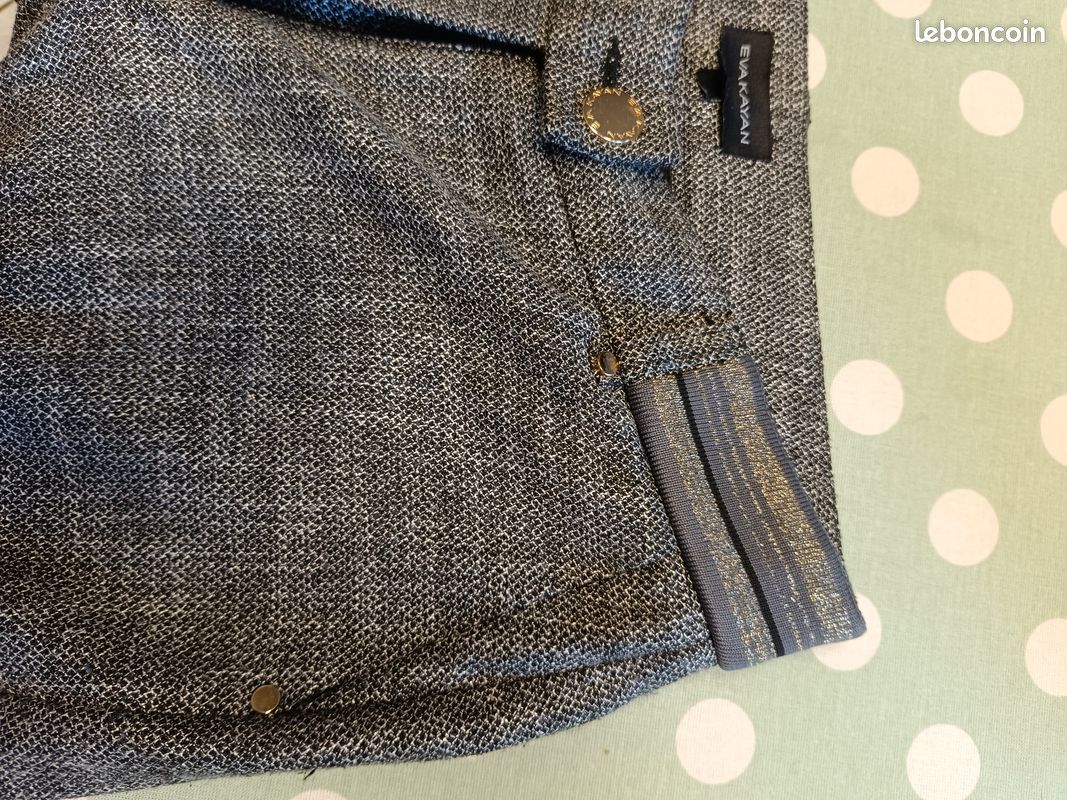 Pantalon chic gris eva kayan (image 6)