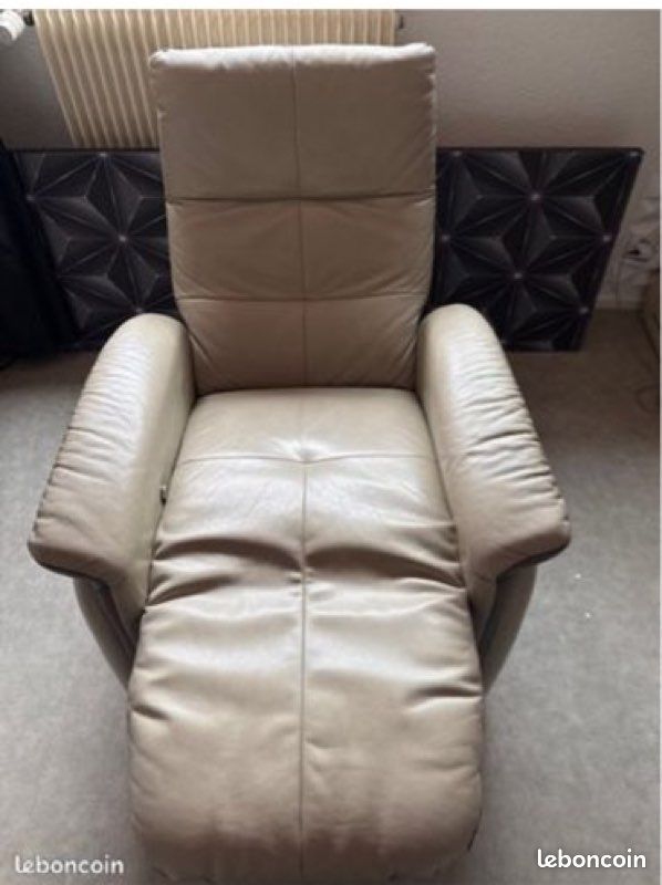 2 Fauteuils beiges (image 3)