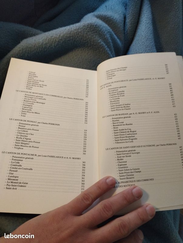 Histoire des communes du puy de dôme, arrondissement de Riom, manry, éditions horvath (image 3)
