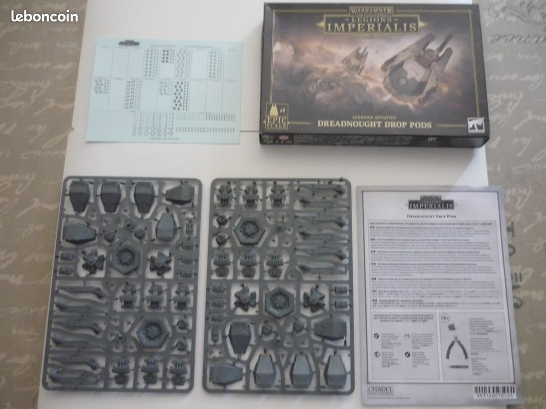 Dreadnought Drop Pods Legions Imperialis warhammer 30k (image 1)