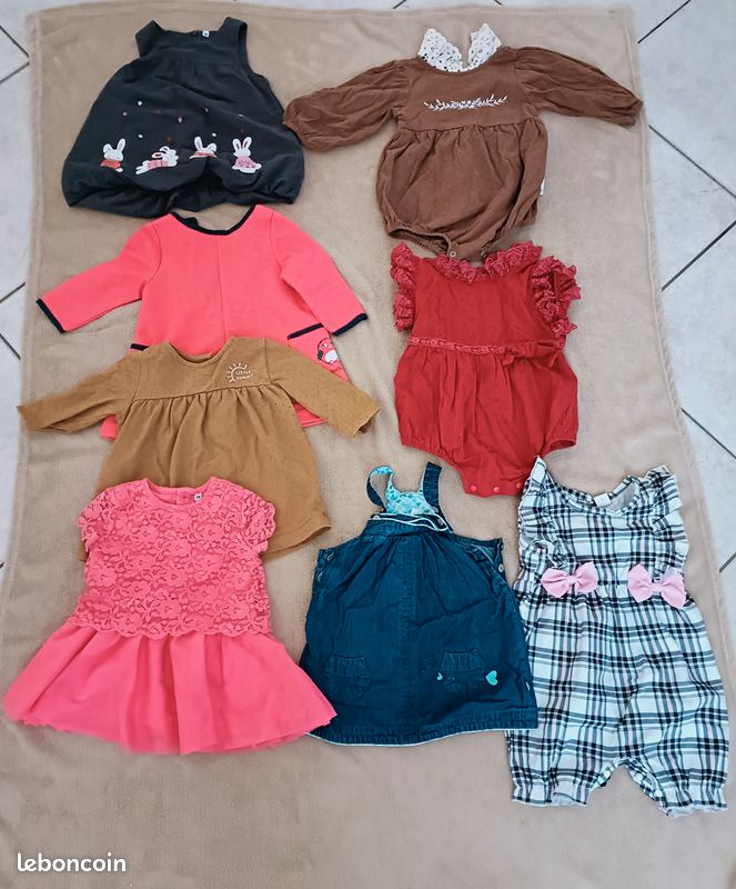 Vêtements fille 6 mois (+ 100 articles) (image 1)