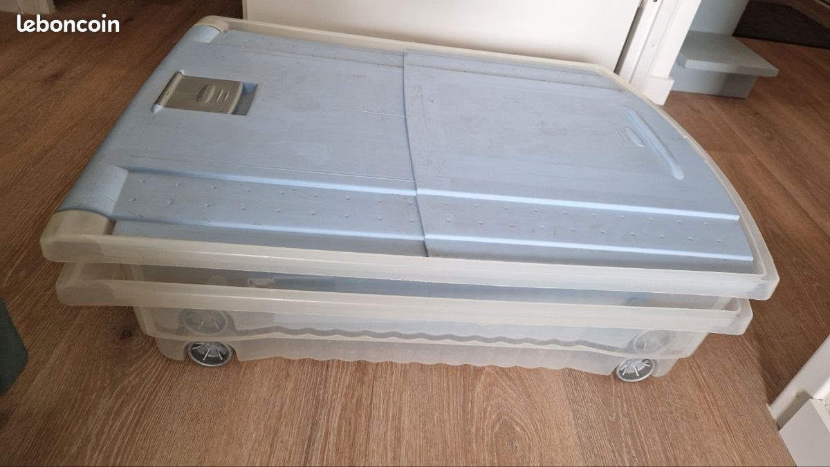 Lot de 2 caisses de rangement sous lit (image 2)
