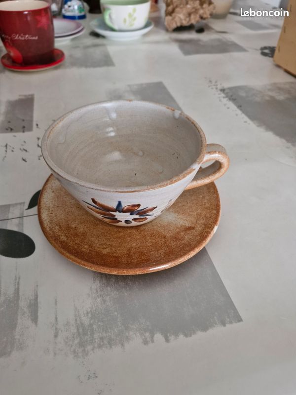 Bol café et assiette (image 1)