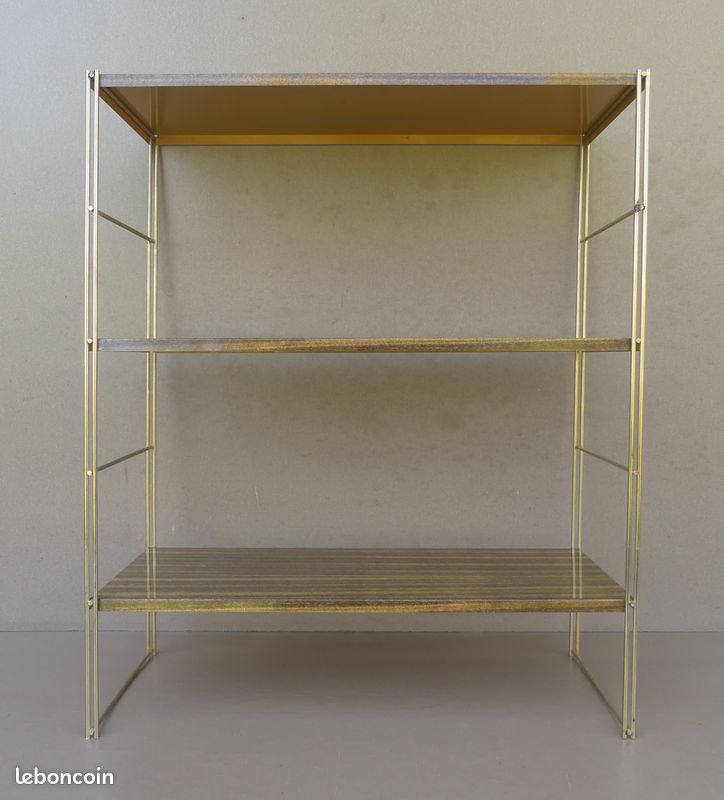 Étagère TOMADO STRING vintage métal doré modulable déco cuisine rangement #1 (image 4)
