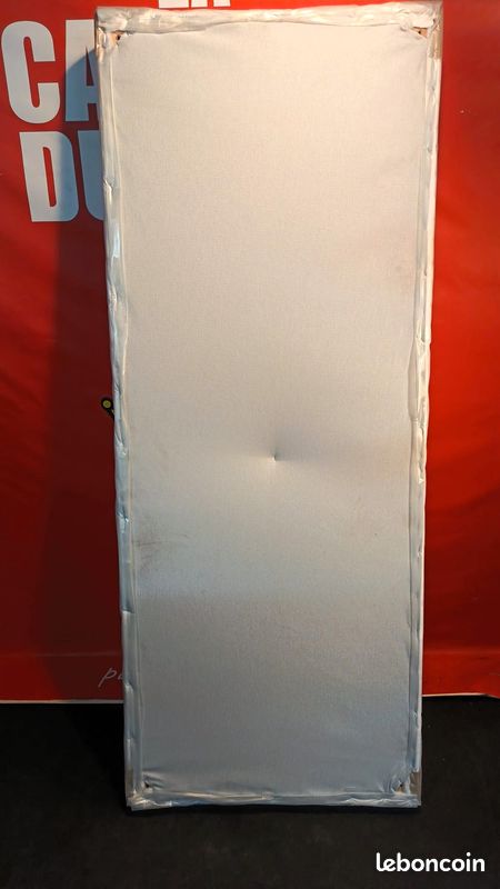 Sommier tapissier neuf sous plastique 80x200 1 et 2 personnes (image 4)