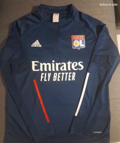 Entrainement Ol Veste Olympique Lyonnais 2021 Ensemble Survêtement