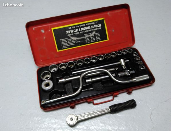 Clé Dynamométrique Facom K.306-1000D Avec Coffret D'outils Et Douilles - Neuf