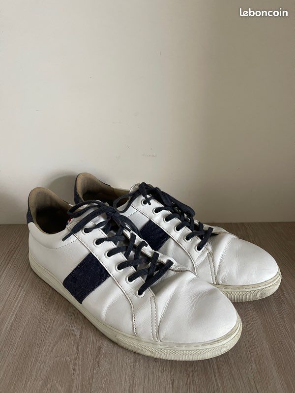 Baskets blanches en cuir Jules Jenn Chaussures