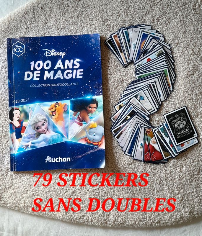 100 ANS DE Magie Disney Auchan les 110 Images SANS DOUBLE EUR 10