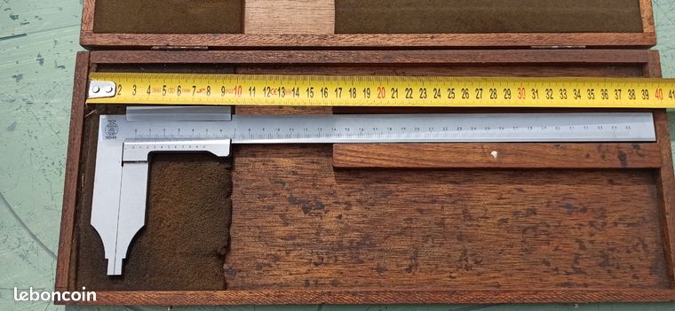 Pied à Coulisse ROCH – Longueur De Mesure 1000 Mm – Très Bon état, Métrologie