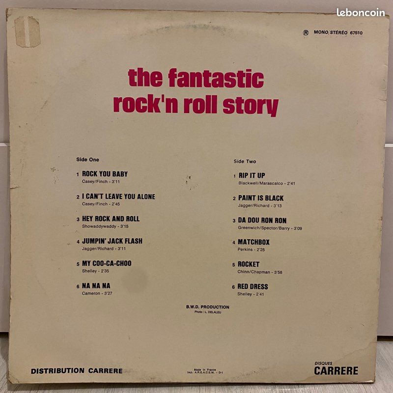 33 Tours - The fantastic rock’n roll story - Rock your baby Vol.8 (image 3)