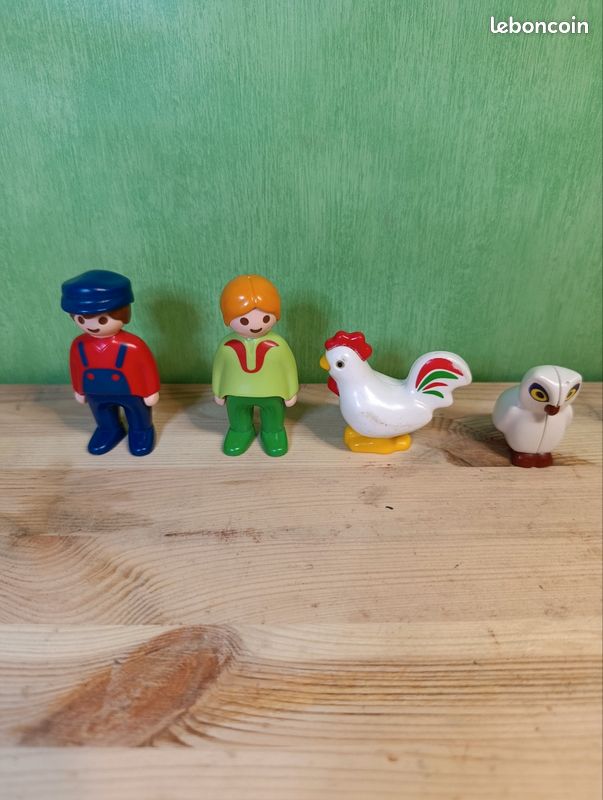 Personnages et animaux playmobil 1,2,3 (image 1)