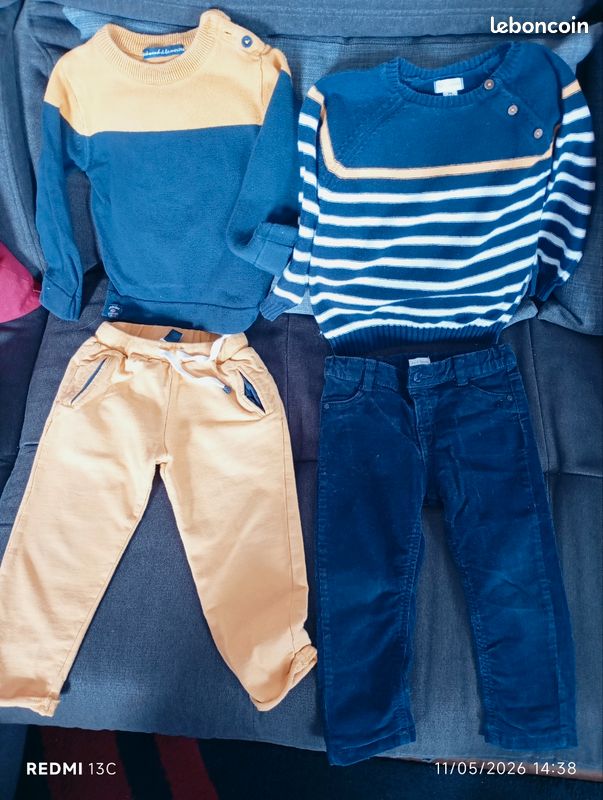 Lots vêtements enfants garçons 24 mois (image 5)