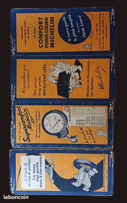 YY Carte n°21basel st gallen n°57 verdun sarrebruck n°66 dijon mulhouse n°77 valence grenoble -anciennes années 50 michelin, (image 2)
