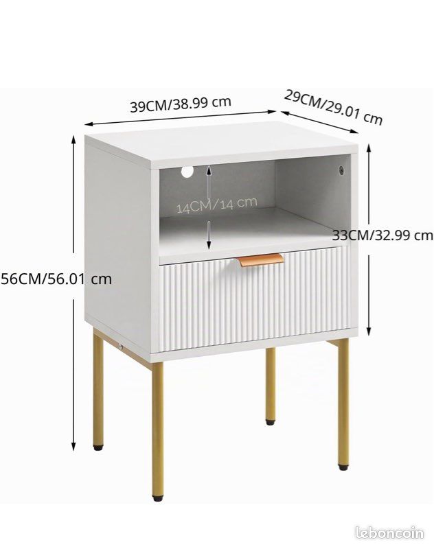 Table de chevet moderne (image 3)
