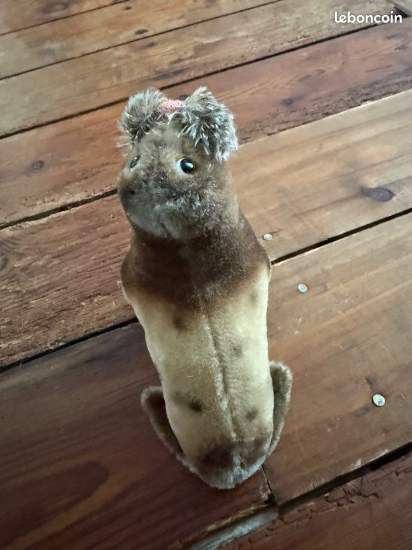 Peluche rigide très ancienne Morse Paddy Steiff 14cm collection vintage (image 6)
