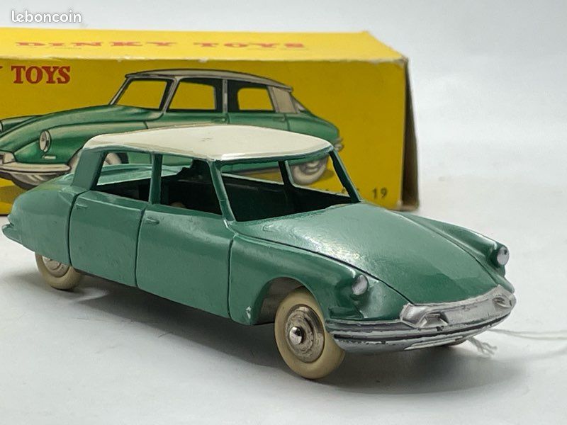 Citroën DS-19 Dinky Toys 530 – Meccano-France, 1964, échelle 1/43, Verte Avec Boîte