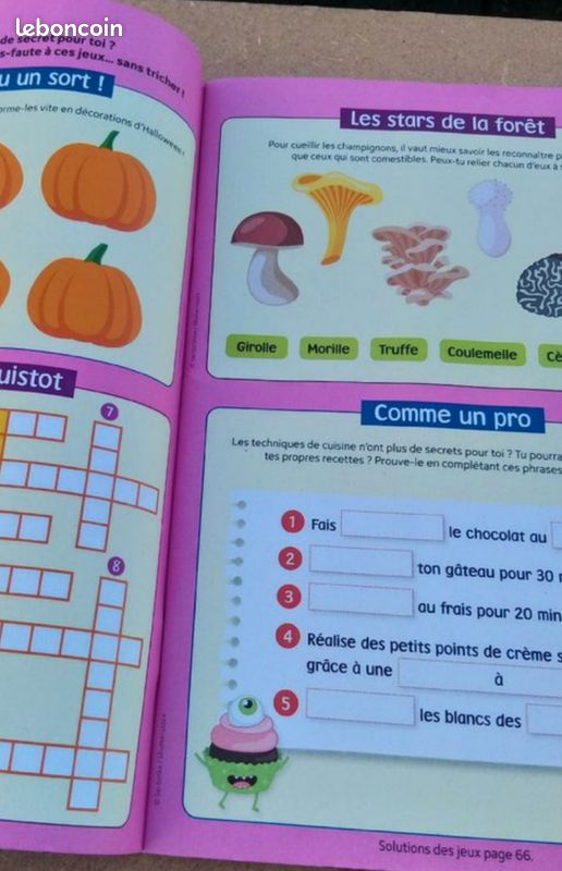 Livre "La cuisine amusante des p'tits chefs" Buffet d'Halloween 50 recettes 343 menus (image 6)