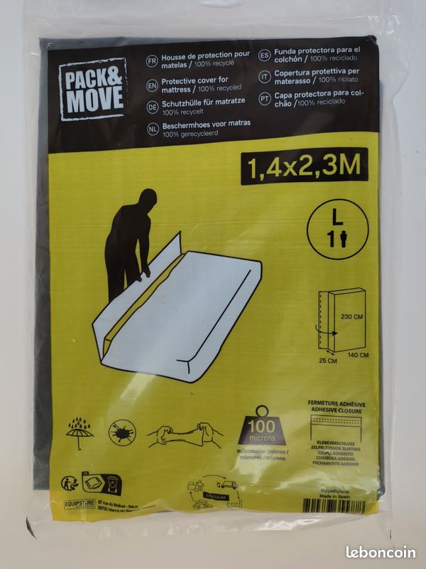 Housse de déménagement protection matelas (image 1)