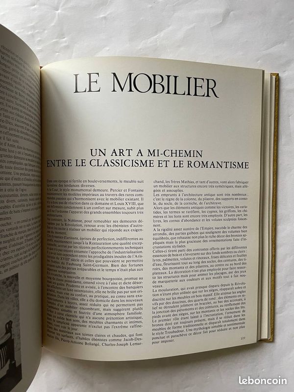 LES STYLES EMPIRE RESTAURATION, livre (image 2)