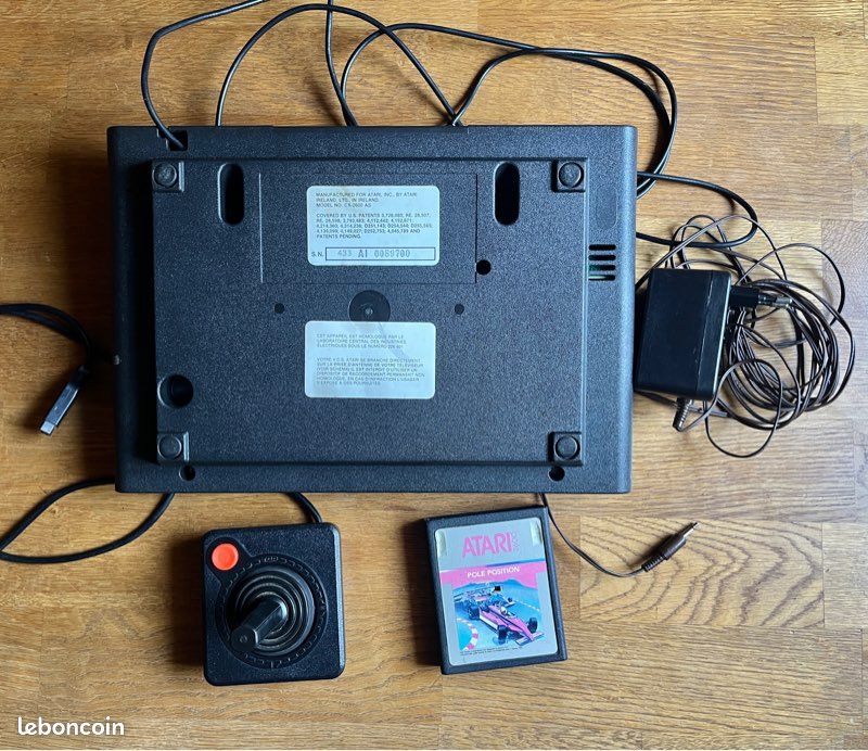 Manette Atari 2600 Officielle Vintage - Noire, Testée, Pour Retrogaming